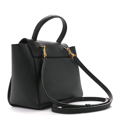 Celine Grained Calfskin Nano Belt Bag Black 3 of 11