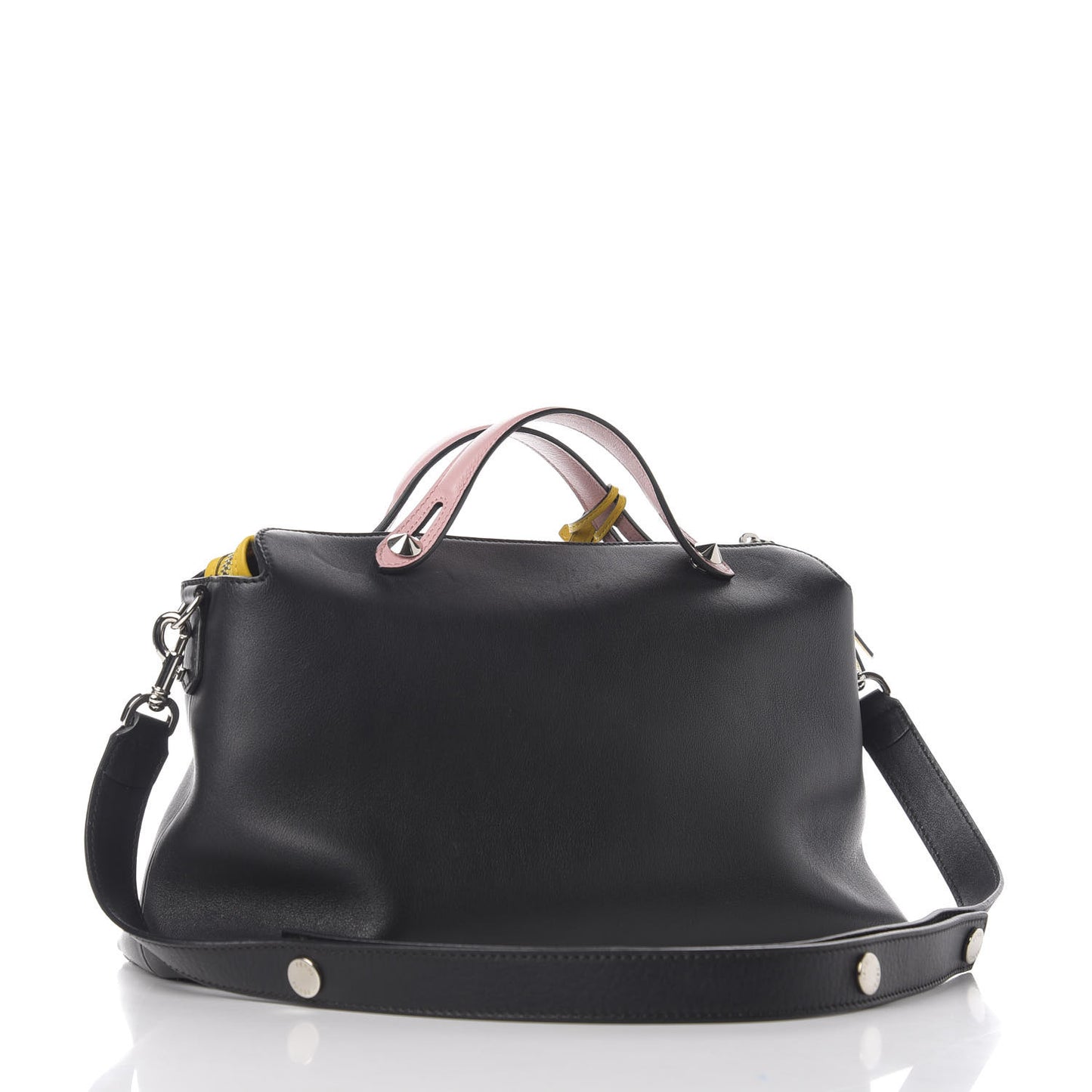 Vitello Dolce 4 Color Large By The Way Boston Bag Black Multicolor