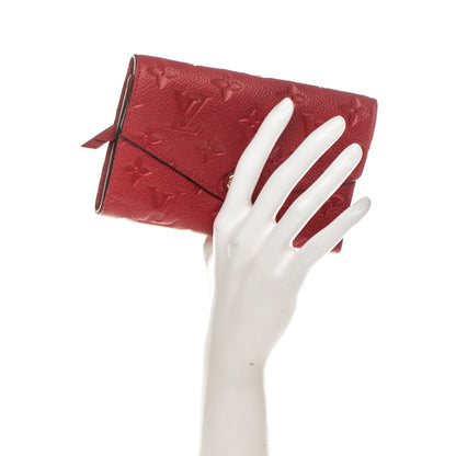 Louis Vuitton Empreinte Compact Curieuse Wallet Cherry 2 of 7