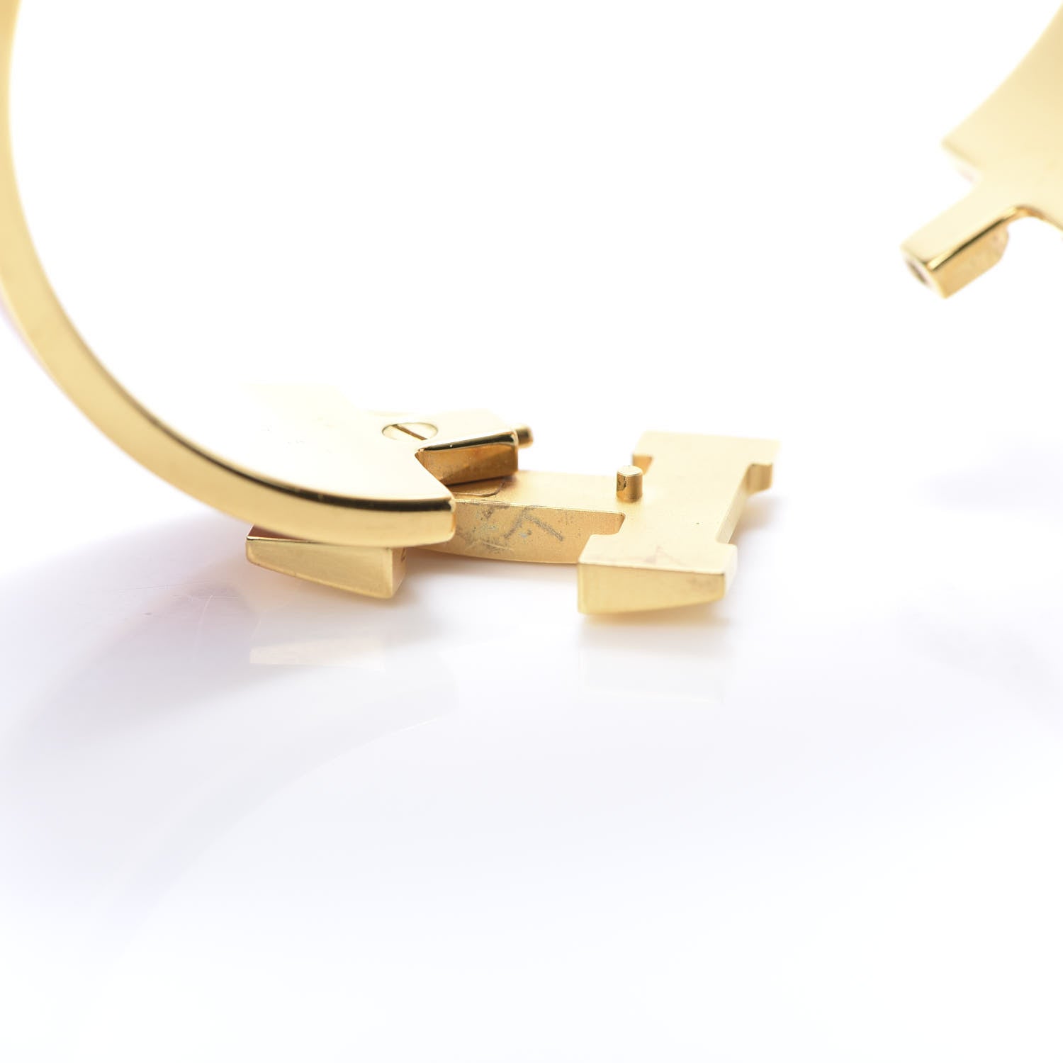 Hermes Enamel Wide Clic Clac H Bracelet PM Red 7 of 7