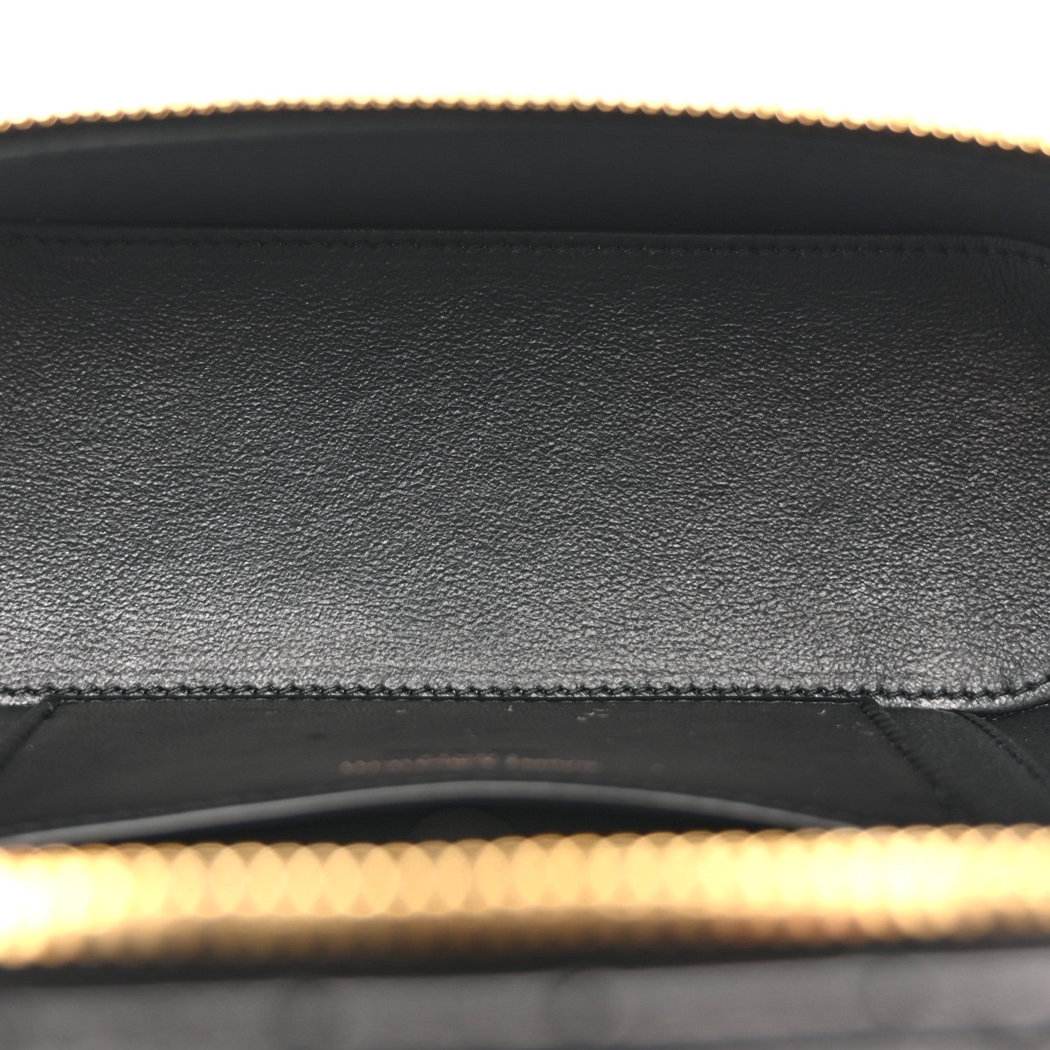 Saint Laurent Lambskin Quilted Mini Gaby Vanity Case Black 5 of 10
