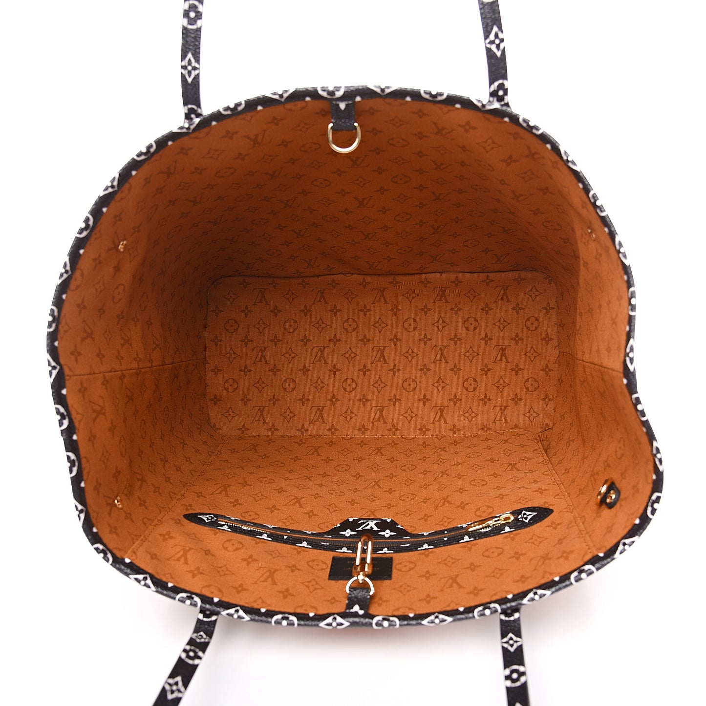 Monogram Giant Crafty Neverfull MM Creme Caramel