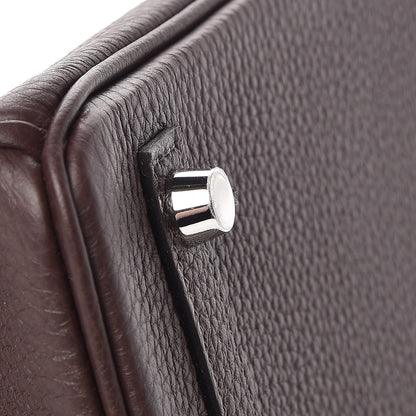Hermes Togo Birkin 25 Chocolate 33 of 34