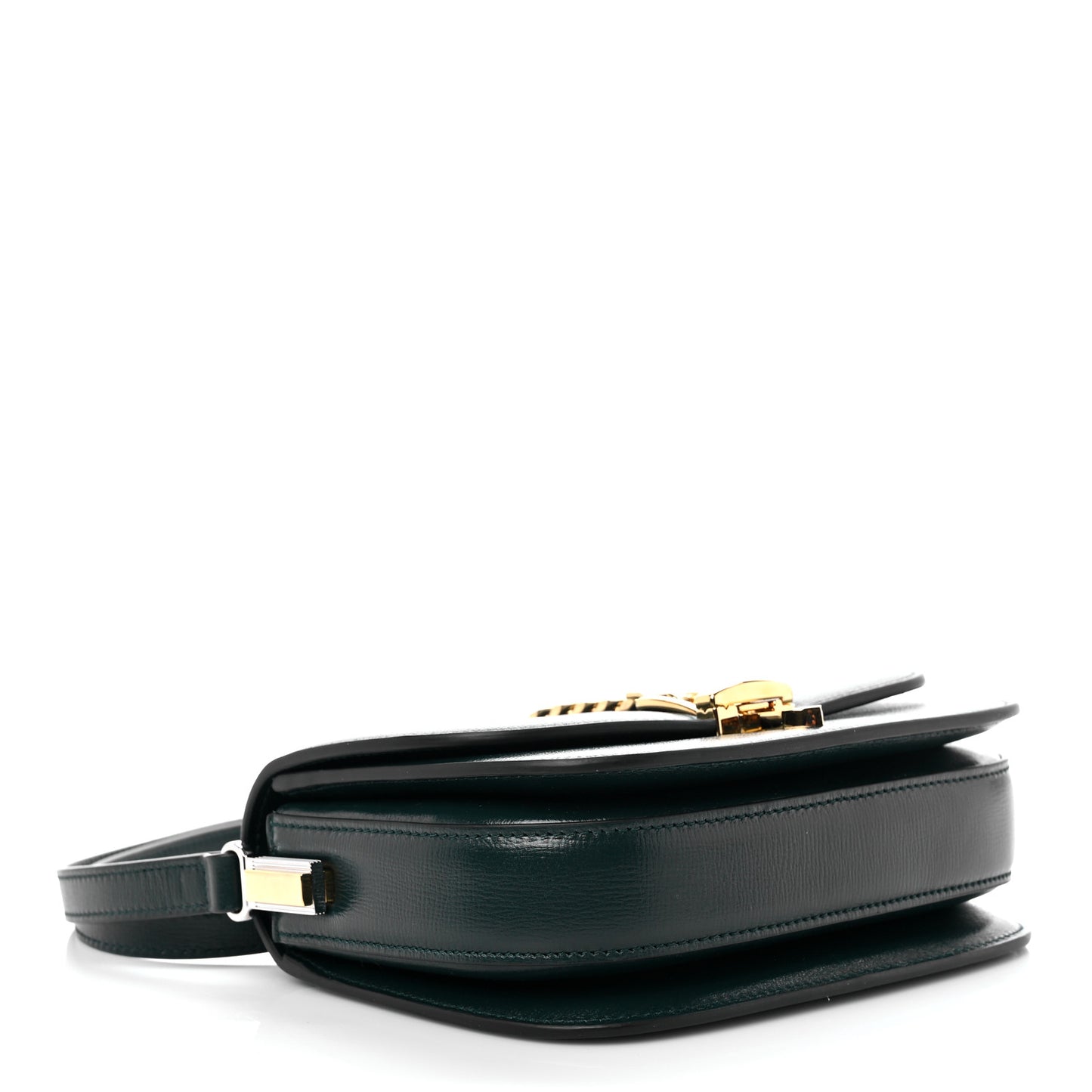 Azalea Calfskin Mini Sylvie 1969 Flap Messenger Bag Green