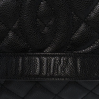 Chanel Caviar Quilted Grand Shopping Tote GST Black 13 of 15