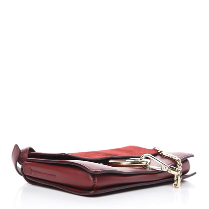 Chloe Suede Calfskin Small Faye Shoulder Bag Plum Purple 4 of 10