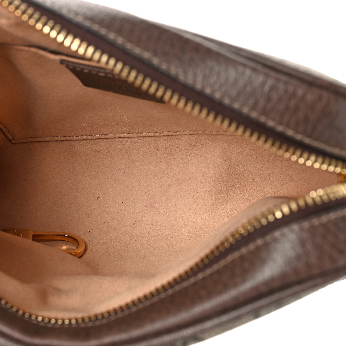 GG Supreme Monogram Web Mini Ophidia Shoulder Bag Brown