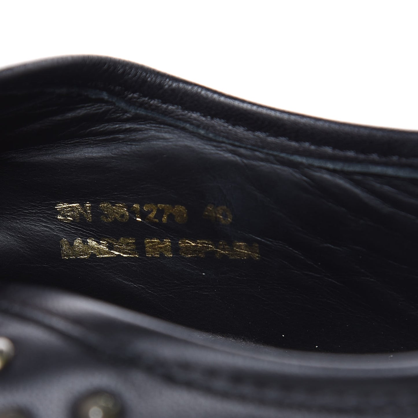 Nappa Mens Studded Skate 20 Lace Up Sneakers 40 Black