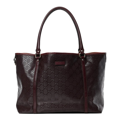 Gucci Imprime Monogram Medium Joy Tote Bag Bordeaux 1 of 7
