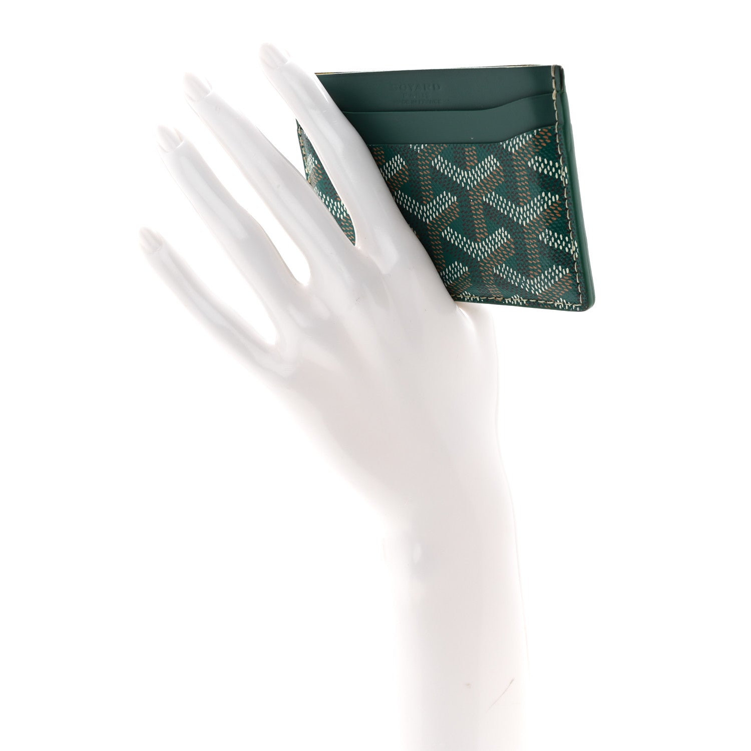 Goyard Goyardine Saint Sulpice Card Holder Green 2 of 7