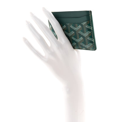 Goyard Goyardine Saint Sulpice Card Holder Green 2 of 7