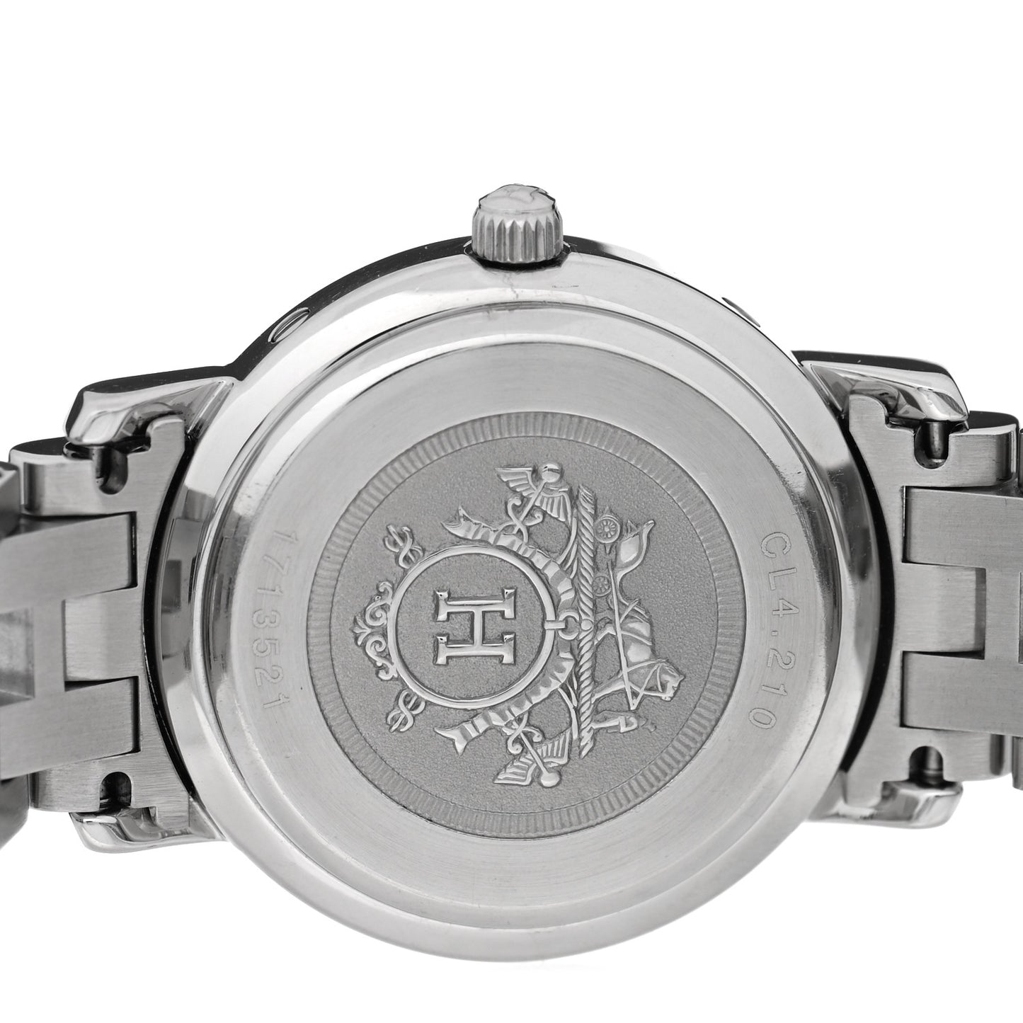 Stainless Steel 24mm Clipper Quartz Watch Grey