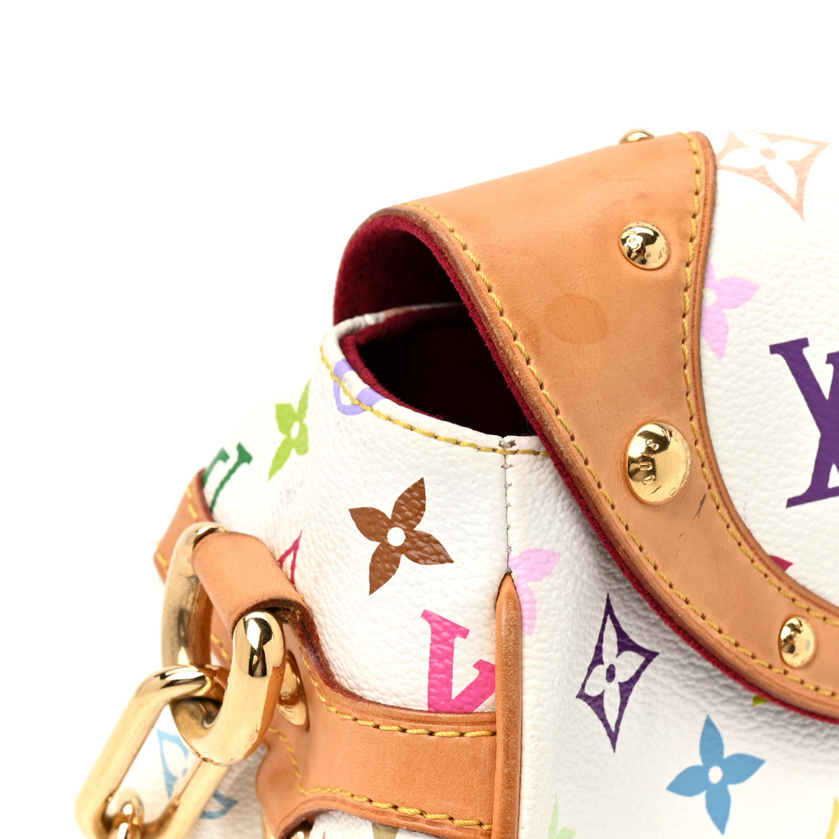 Monogram Multicolor Beverly MM White