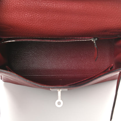 Hermes Togo Kelly Retourne 28 Rouge H 5 of 15