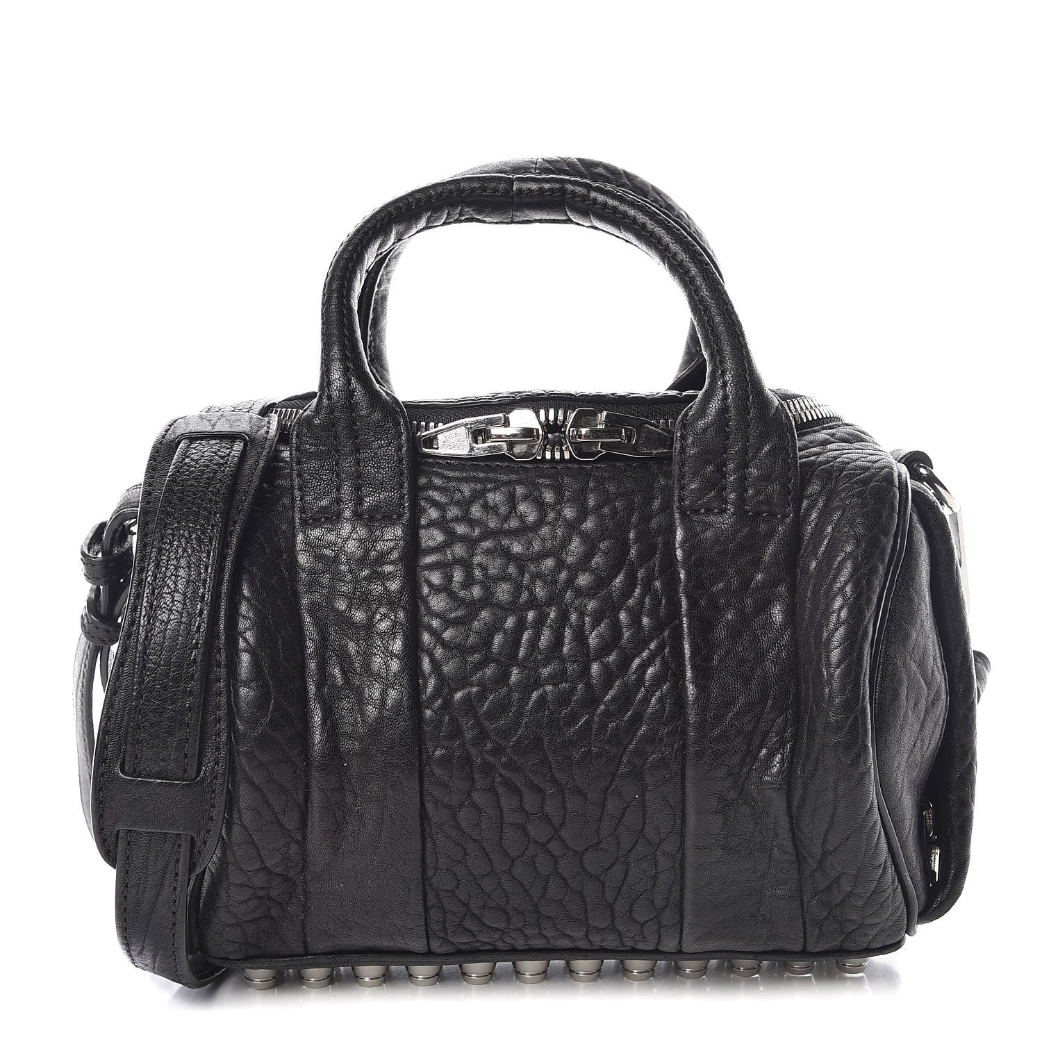 Alexander Wang Pebbled Lambskin Mini Rockie Black Rhodium Hardware 1 of 12