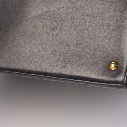 Chanel Lambskin Stitched CC Tote Black 14 of 18