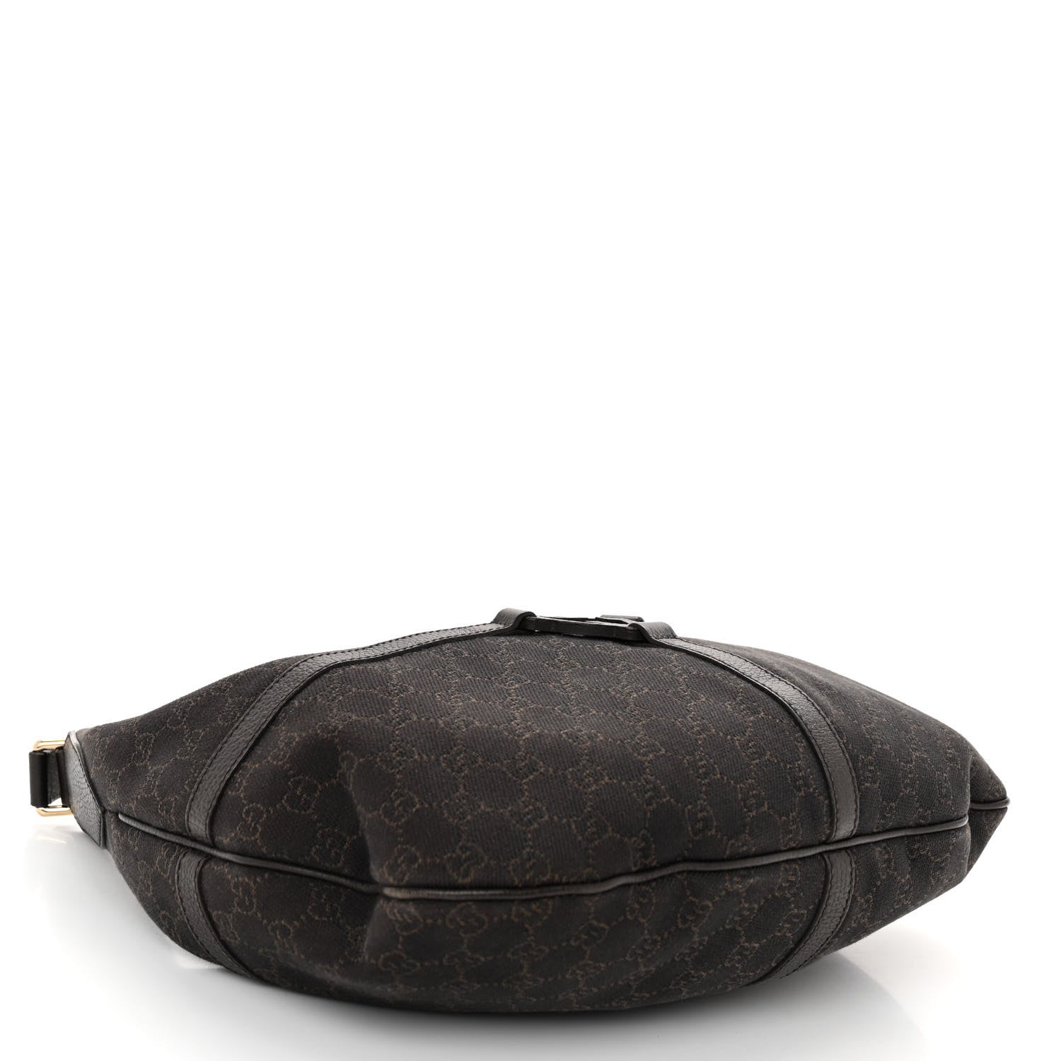 Gucci Canvas GG Reins Hobo Brown Black 4 of 10