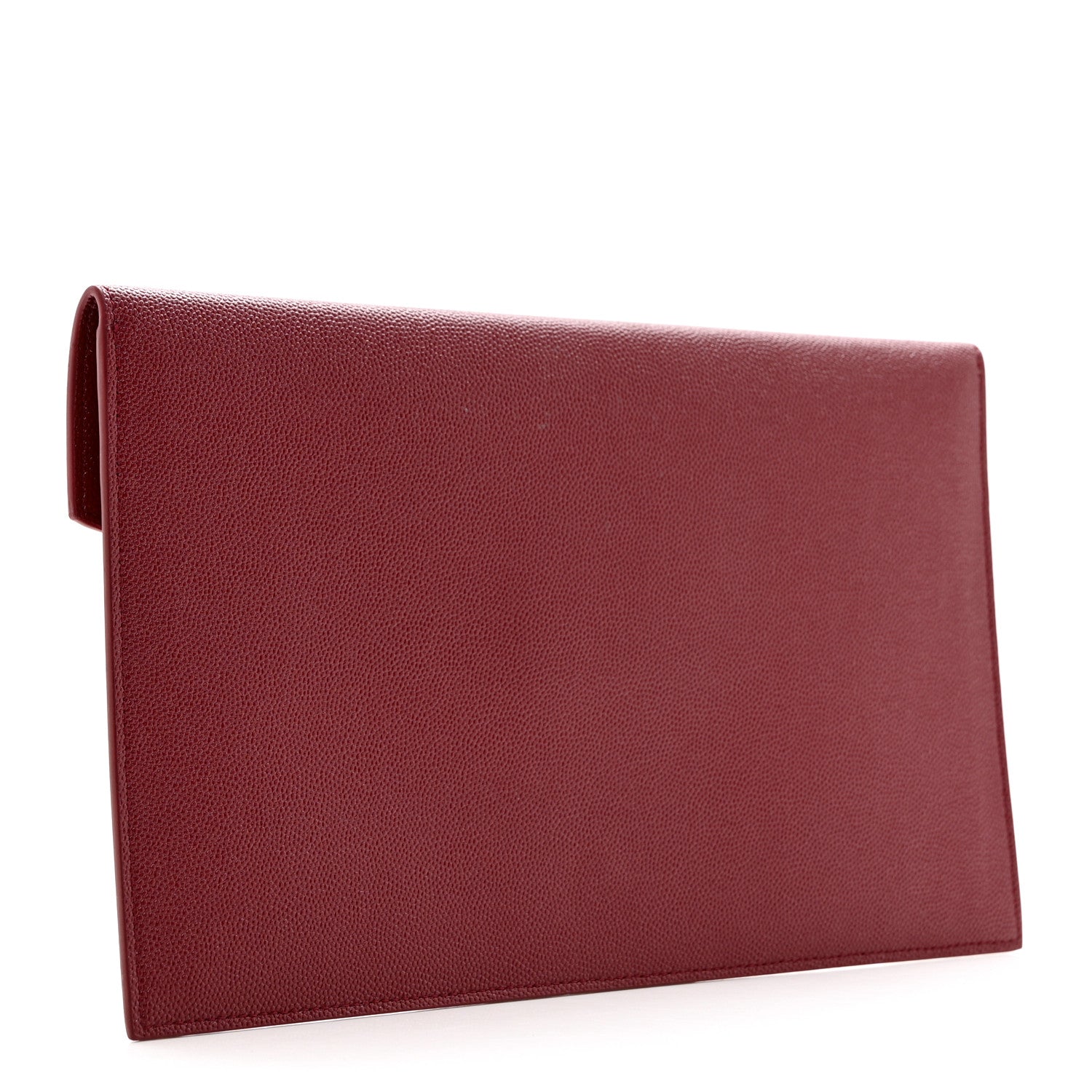 Saint Laurent Grain De Poudre Uptown Pouch Red 3 of 7