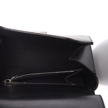 Givenchy Calfskin Mini Pandora Box Logo Strap Crossbody Bag Black 5 of 10