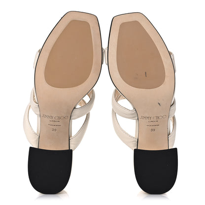 Jimmy Choo Nappa Auna 65 Mule Sandals 39 Latte 5 of 10