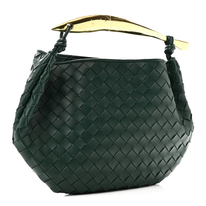 Bottega Veneta Nappa Intrecciato Sardine Bag Emerald Green 3 of 10