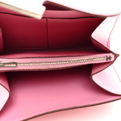 Hermes Epsom Constance Compact Passant Wallet 5P Pink 5 of 7