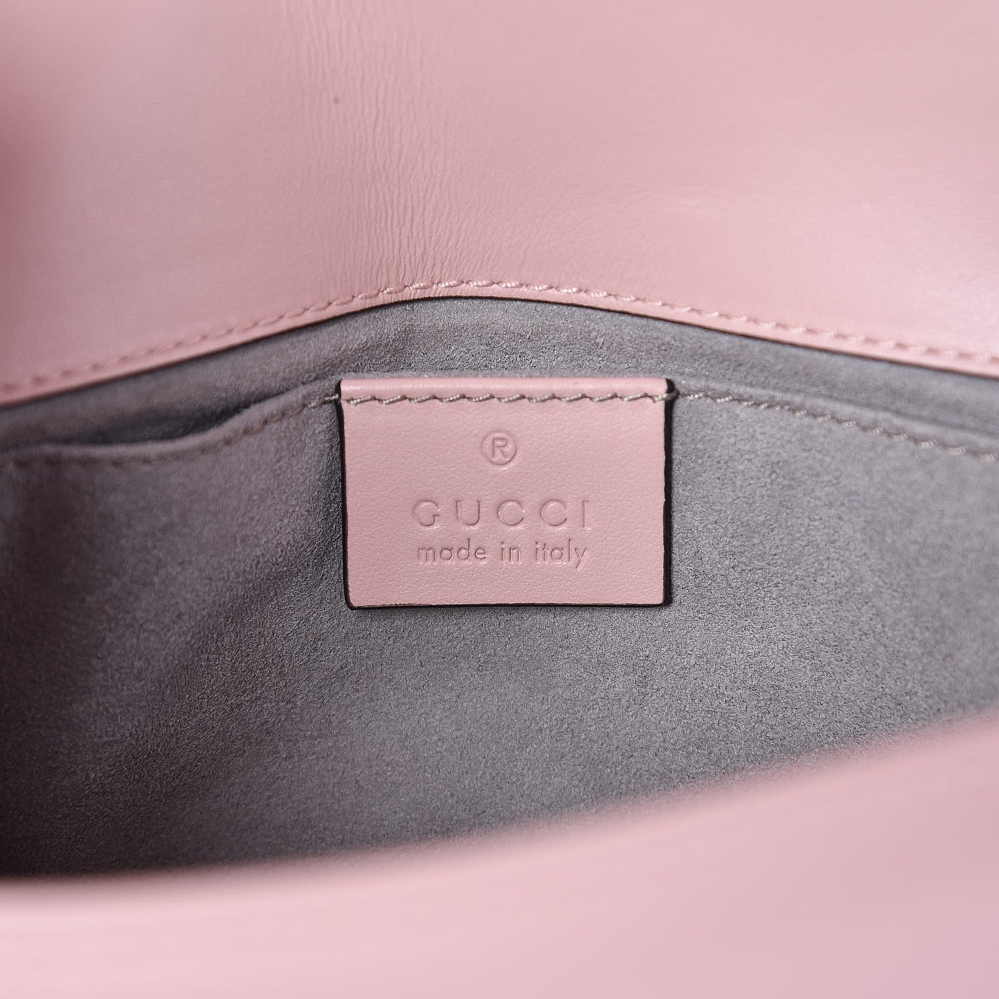 Calfskin Matelasse Mini GG Marmont Shoulder Bag Perfect Pink