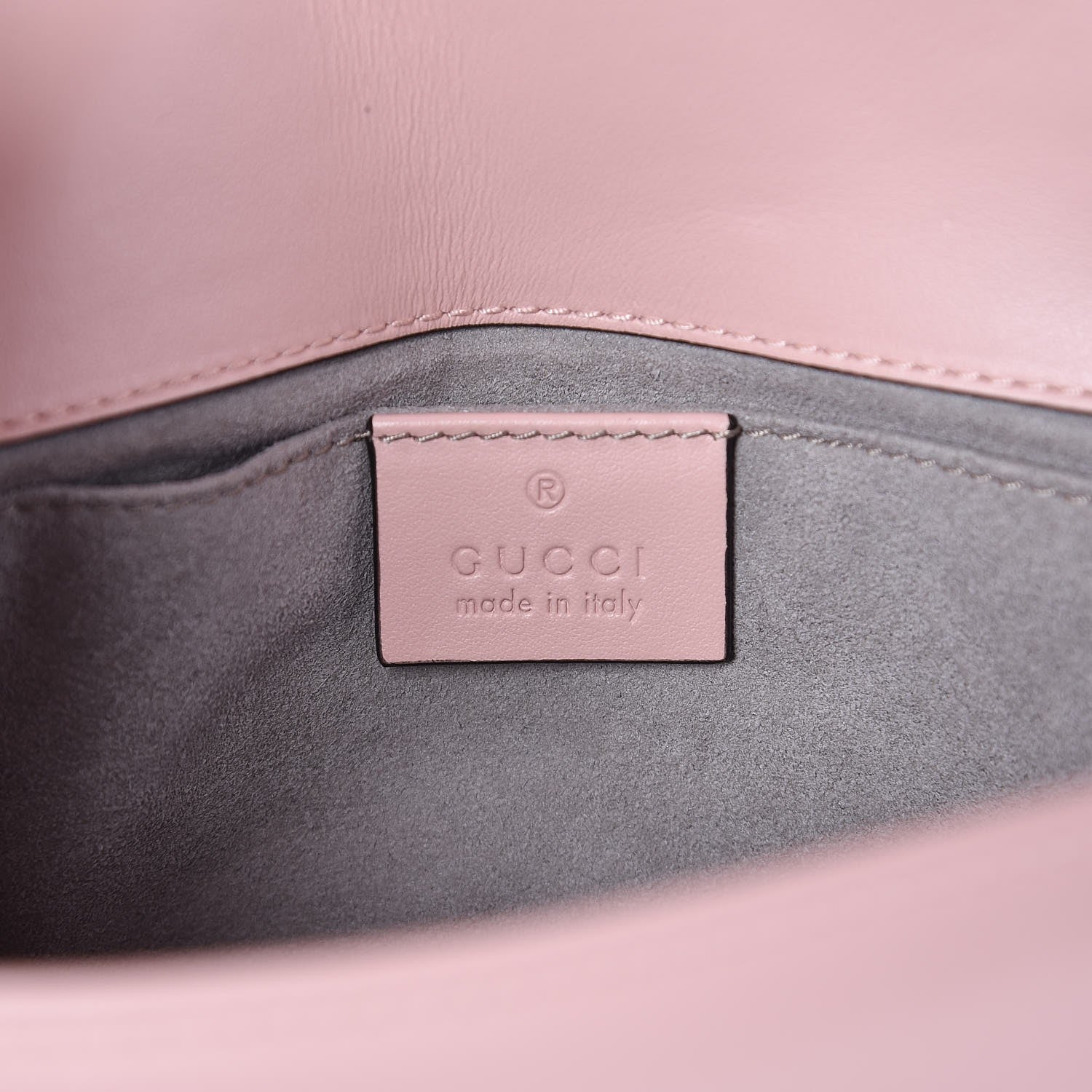 Gucci Calfskin Matelasse Mini GG Marmont Shoulder Bag Perfect Pink 6 of 8