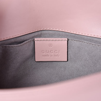 Gucci Calfskin Matelasse Mini GG Marmont Shoulder Bag Perfect Pink 6 of 8
