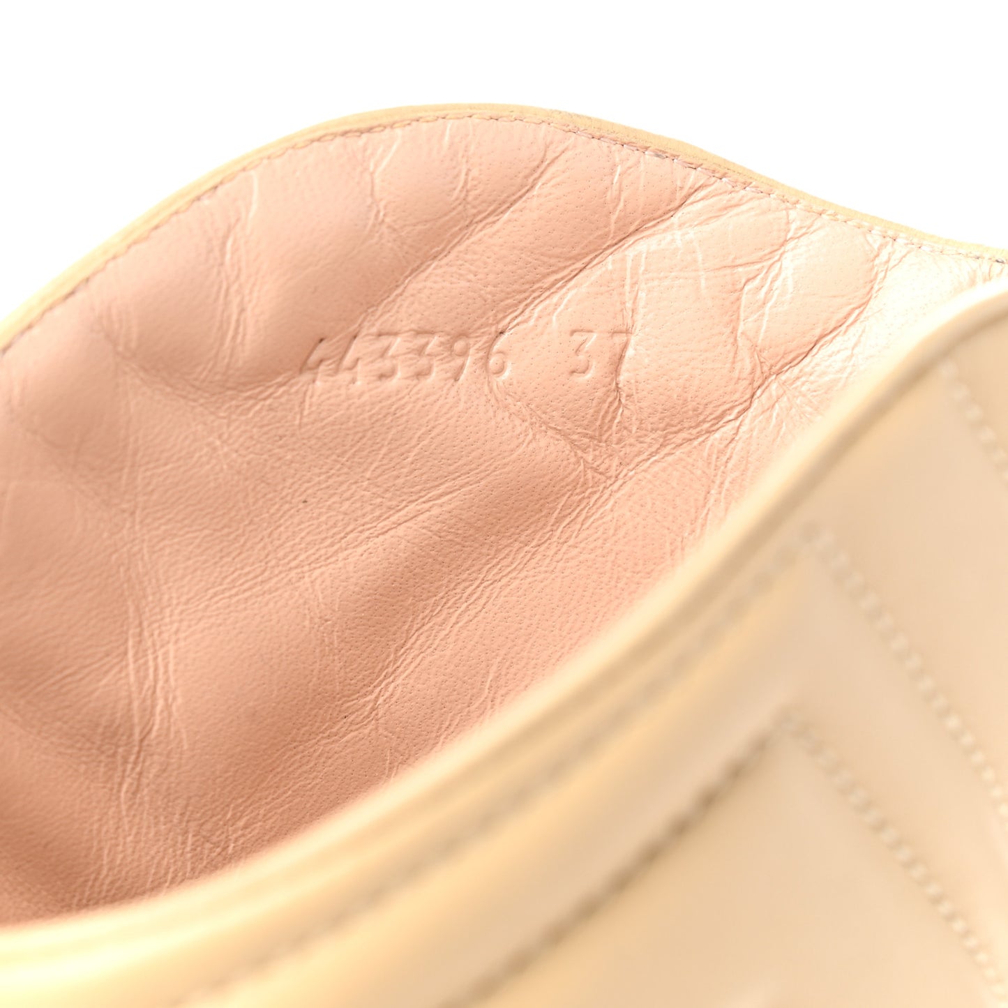 Nappa Matelasse Nina Low Heel Pointy Boots 37 Sand Storm