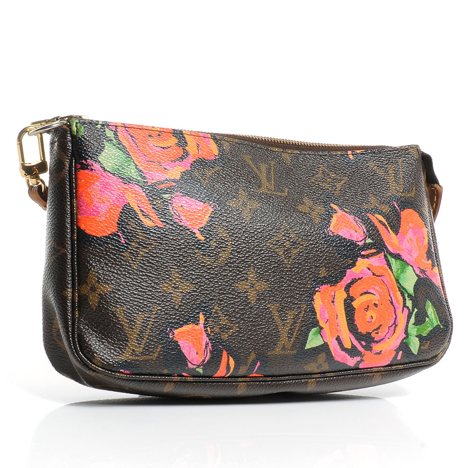 Louis Vuitton Monogram Roses Pochette Accessories 3 of 7