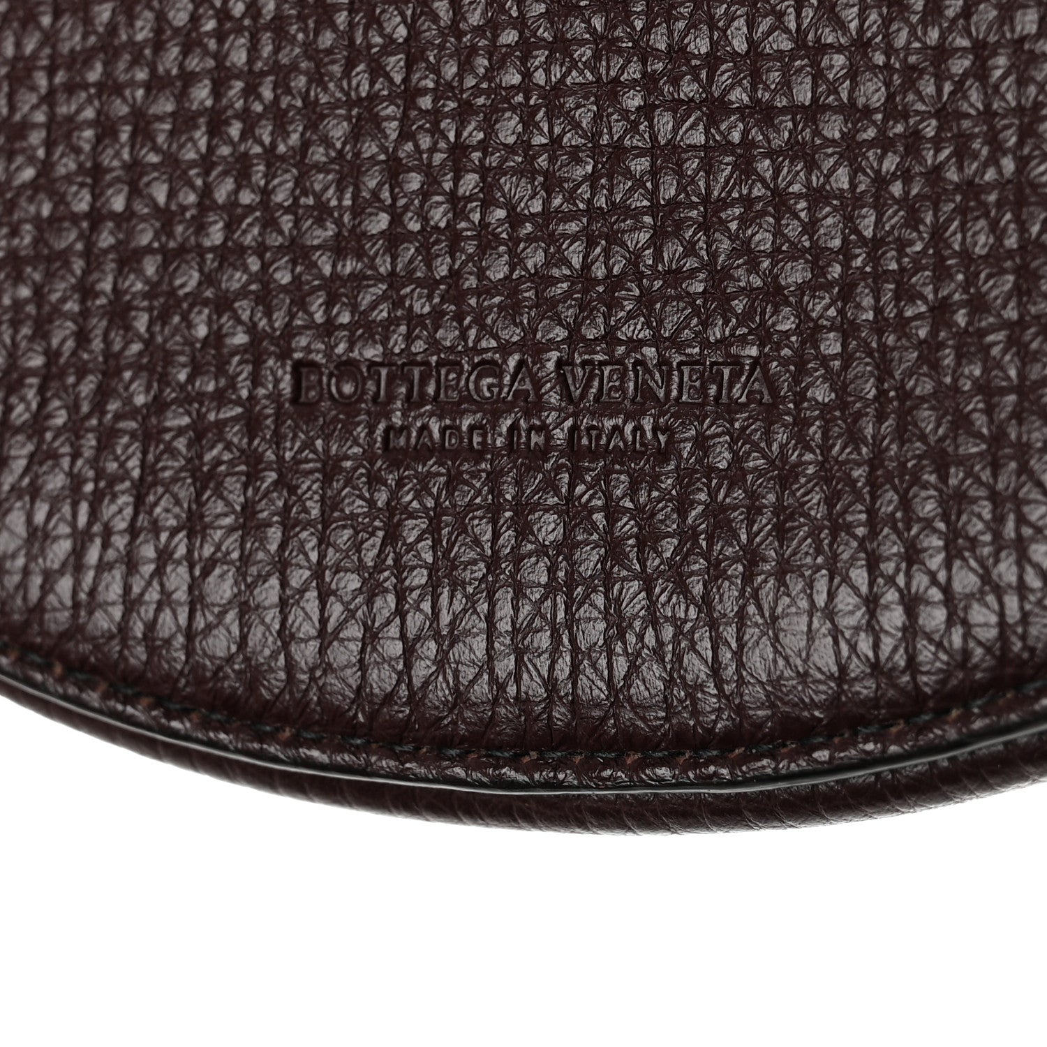 Bottega Veneta Palmellato Calfskin Rounded Belt Bag Oxblood 6 of 11