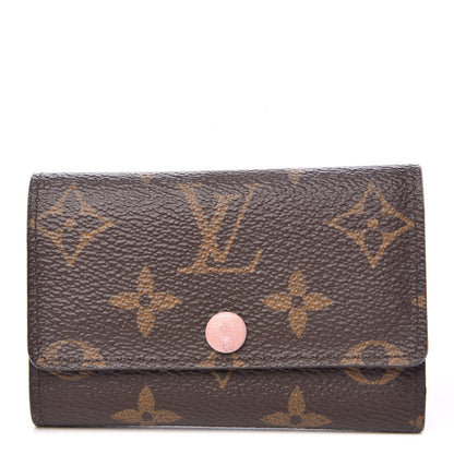 Louis Vuitton Monogram Multicles 6 Key Holder Rose Ballerine 1 of 12