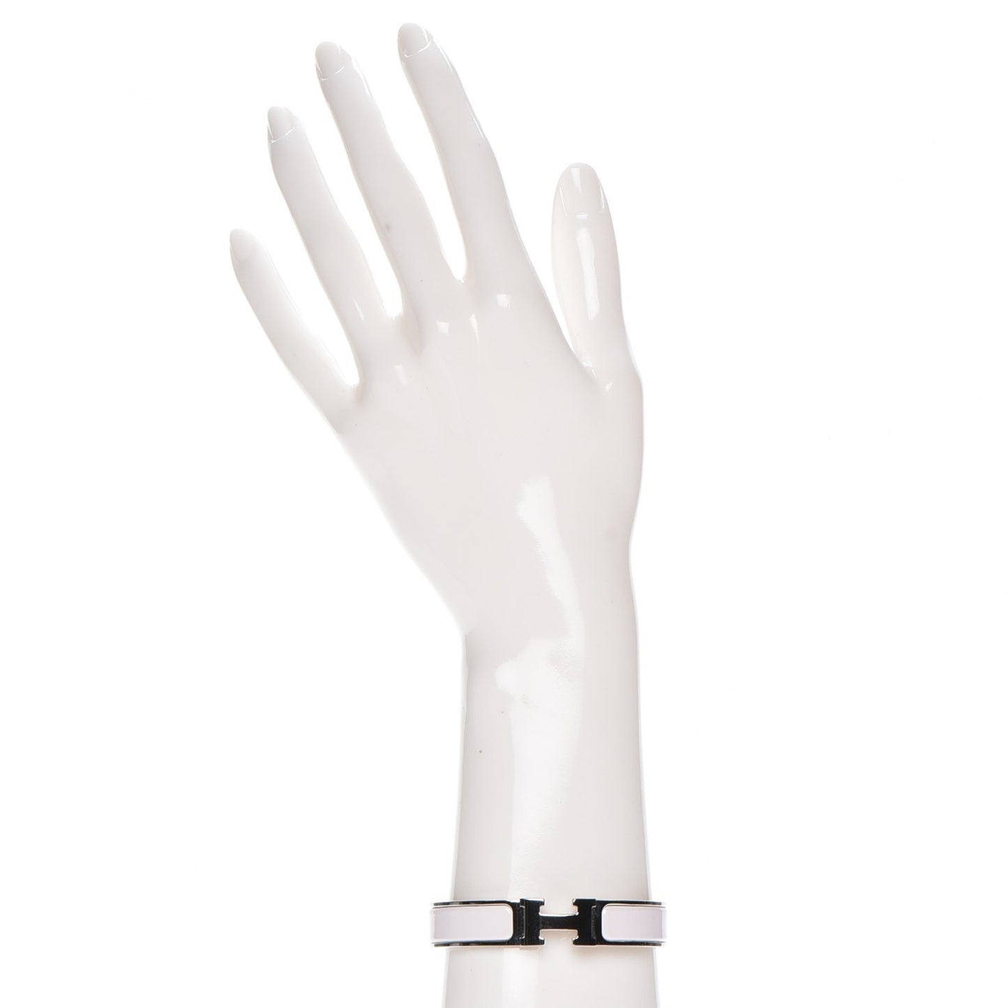 Enamel Narrow Clic Clac H Bracelet PM Rose Nymph