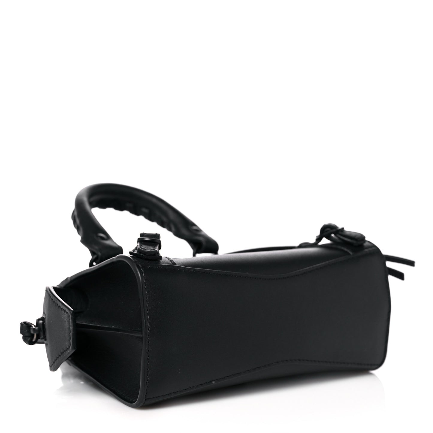 Smooth Calfskin Neo Classic Black Hardware Nano City Crossbody Black