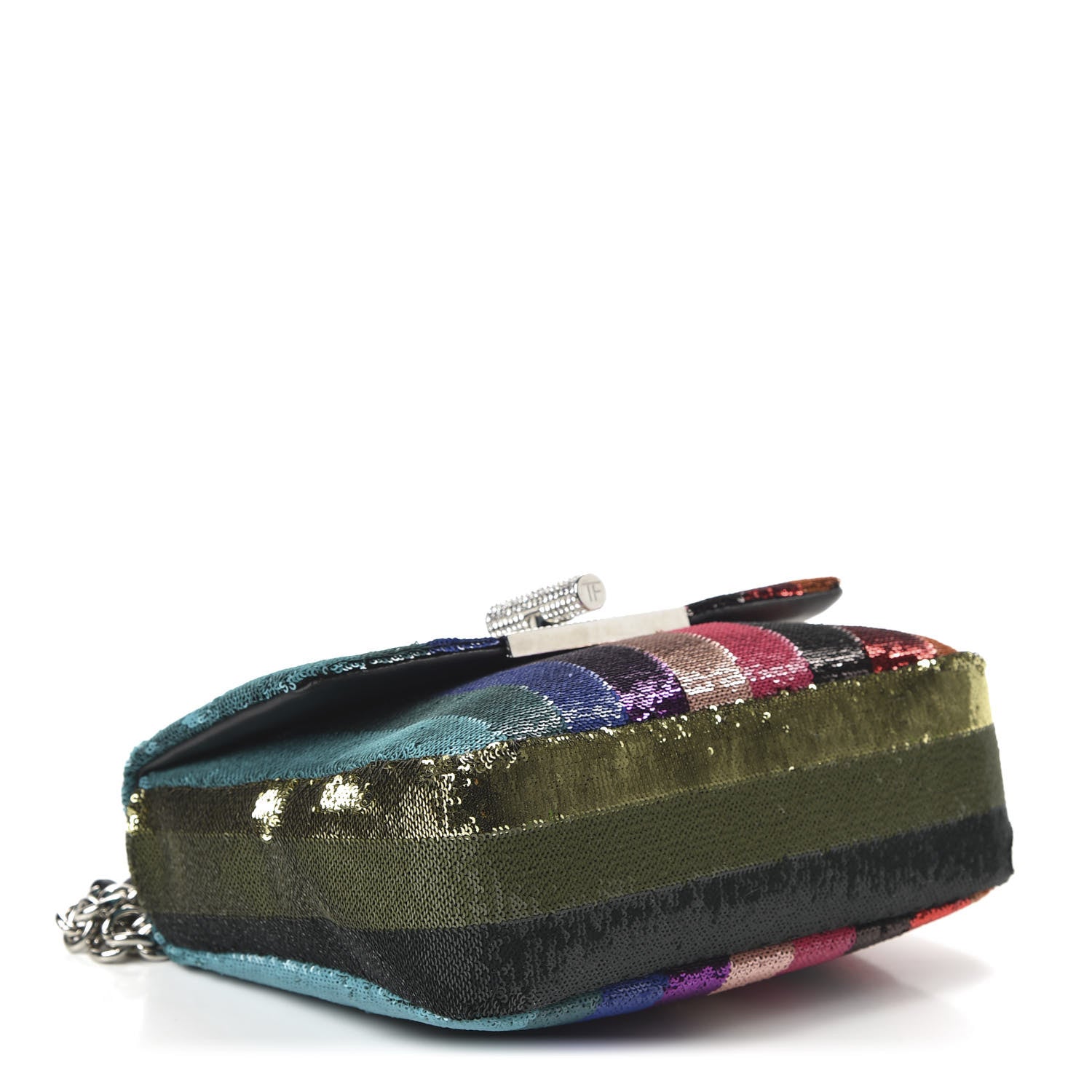 Tom Ford Sequin Soft Rainbow Large Natalia Chain Bag Multicolor 4 of 10