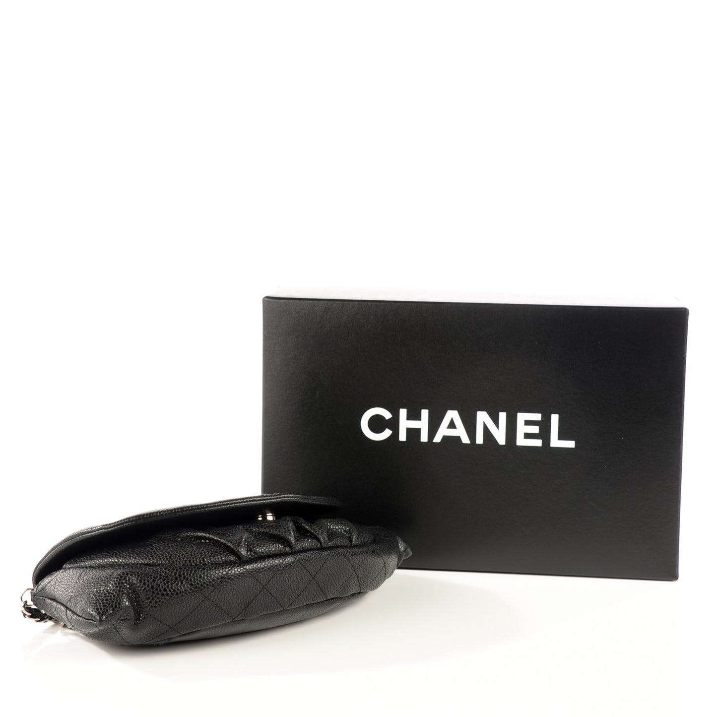 Caviar Half Moon Wallet On Chain WOC Black