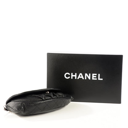 Chanel Caviar Half Moon Wallet On Chain WOC Black 4 of 8