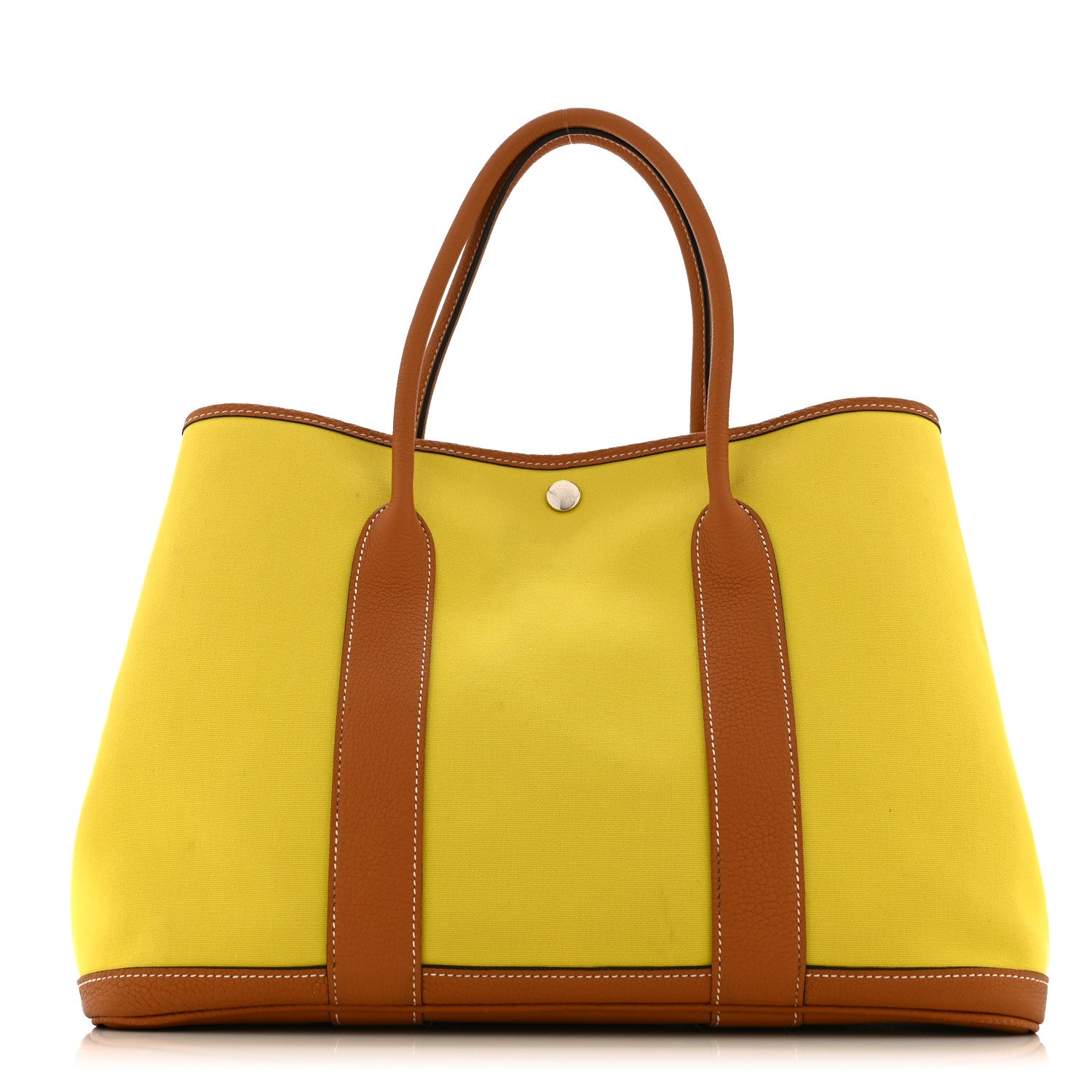 Hermes Toile Officier Negonda Garden Party 36 MM Lime Toffee 1 of 10