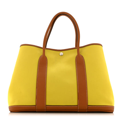 Hermes Toile Officier Negonda Garden Party 36 MM Lime Toffee 1 of 10