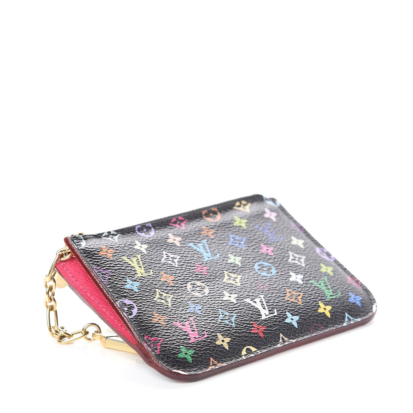 Monogram Multicolor Key Pouch Black Grenade