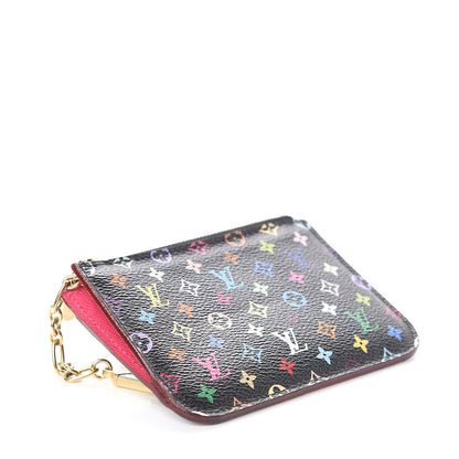 Louis Vuitton Monogram Multicolor Key Pouch Black Grenade 3 of 5