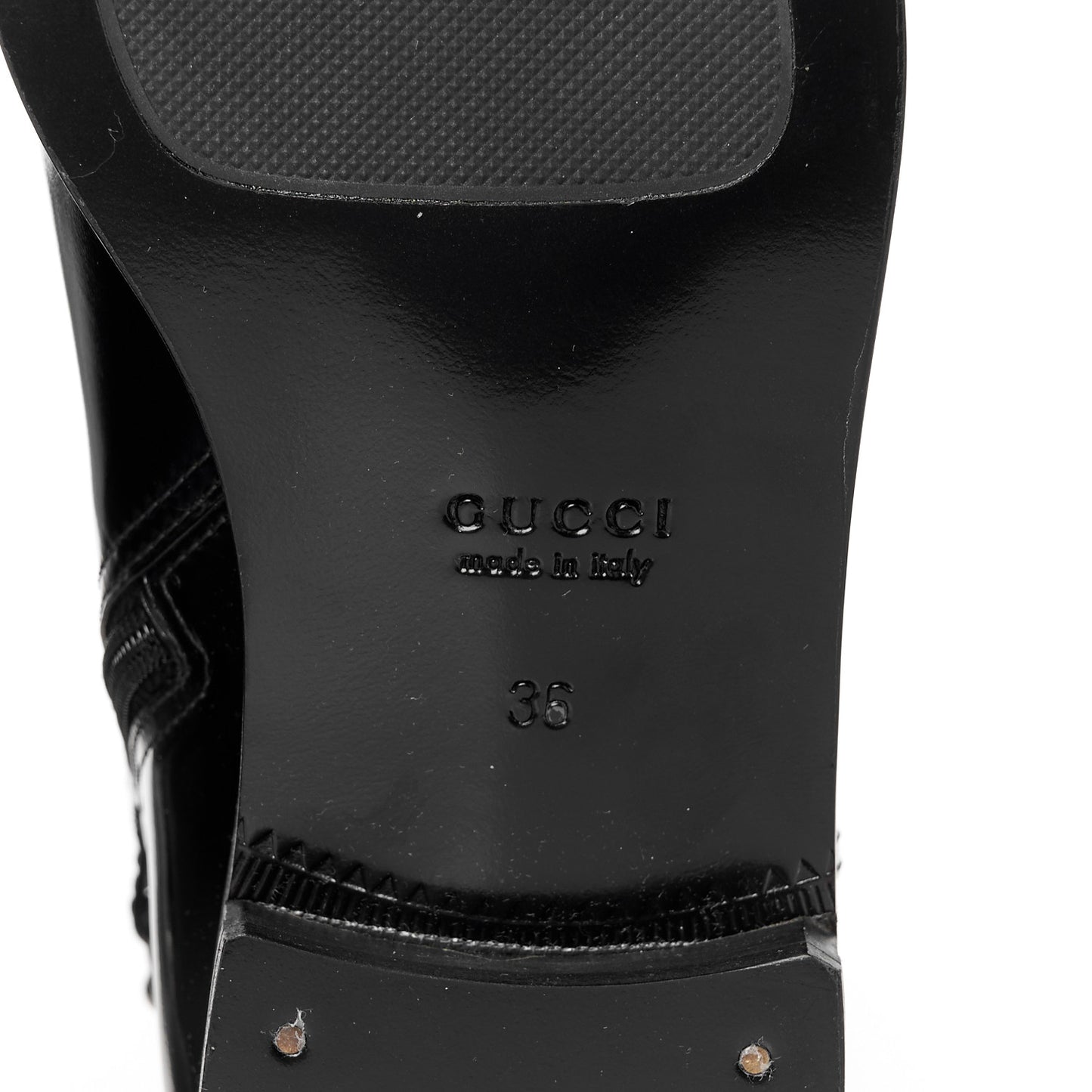 Brushed Calfskin Michelangelo Slim Horsebit Ankle Boots 36 Black
