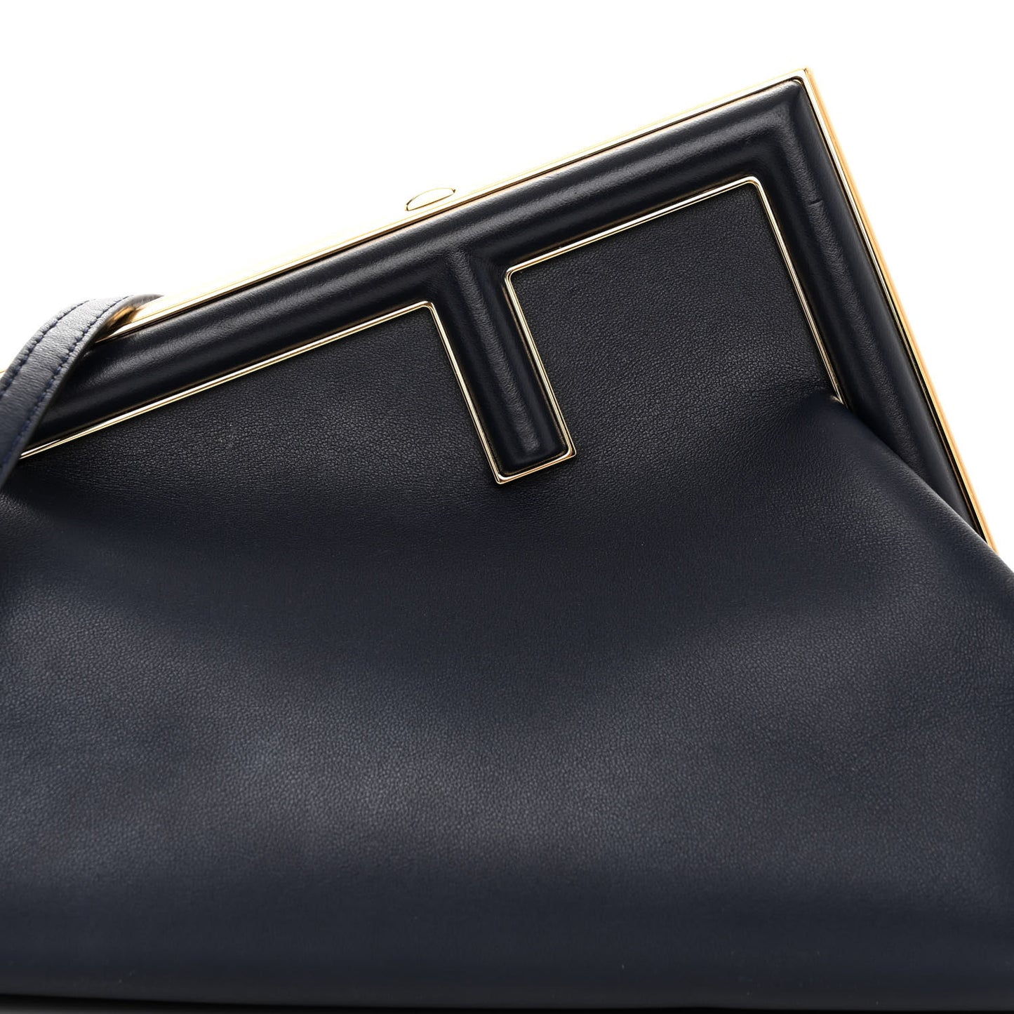 Shiny Nappa Small Fendi First Midnight Blue