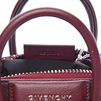 Givenchy Sugar Goatskin Mini Antigona Aubergine 7 of 11