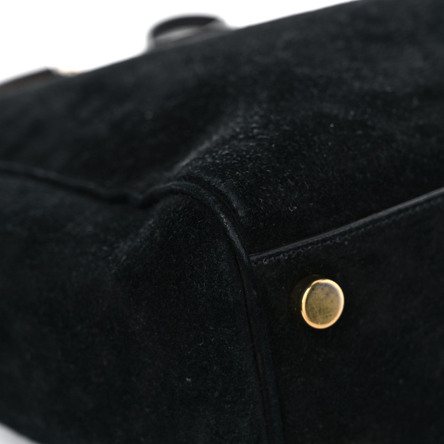 Suede Monogram Cassandre Shopper Black