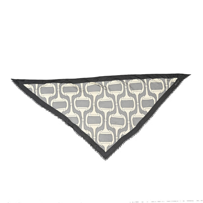 Gucci Silk Horsebit Scarf Gray 1 of 4