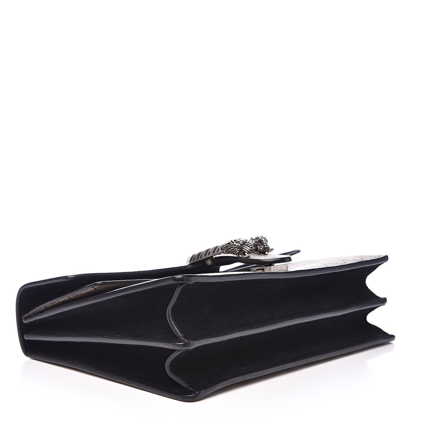 GG Supreme Monogram Medium Dionysus Shoulder Bag Black