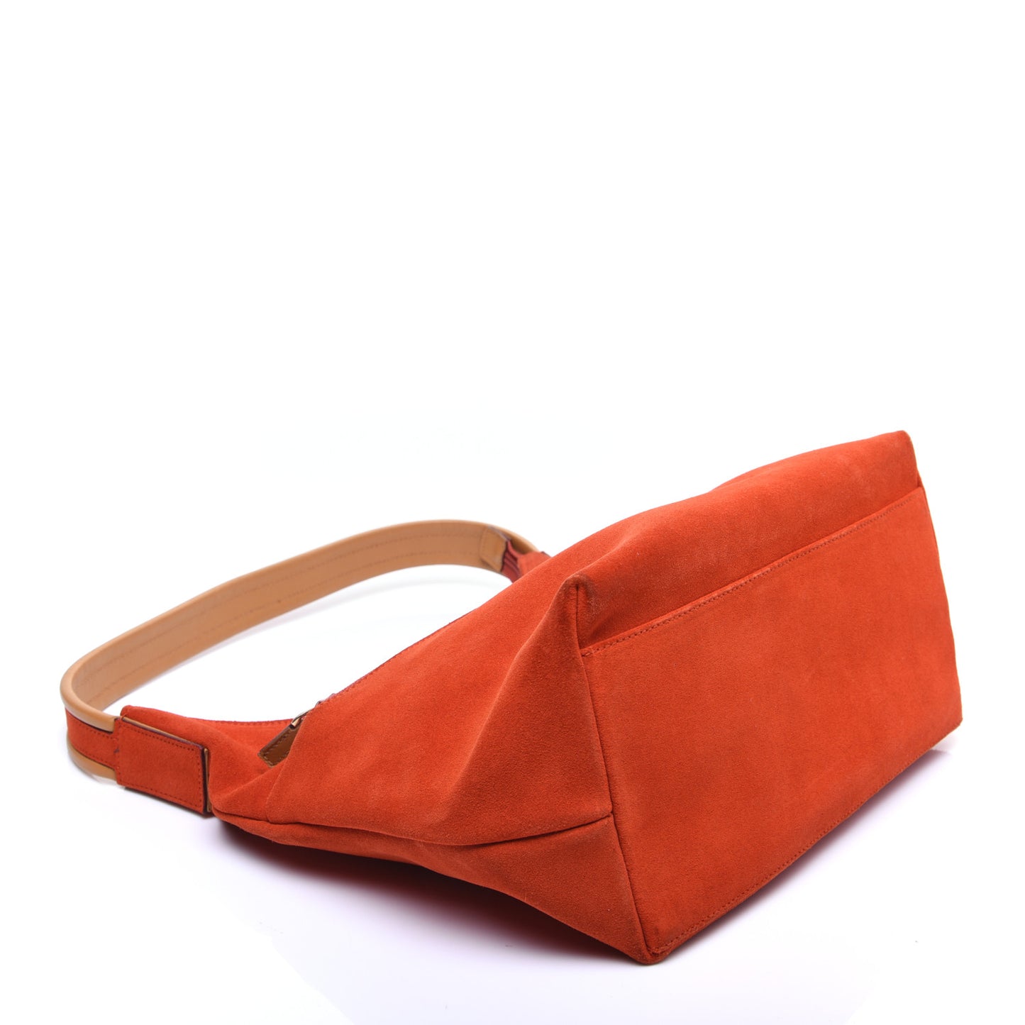 Suede Small Hobo Orange