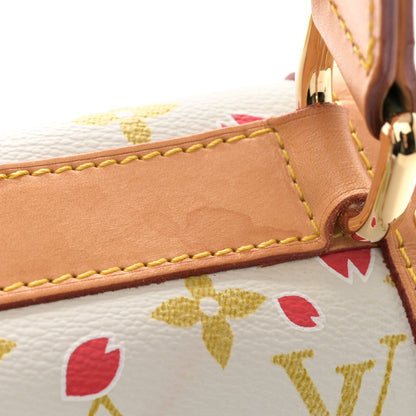 Louis Vuitton Monogram Cherry Blossom Sac Retro Bag Red 12 of 14